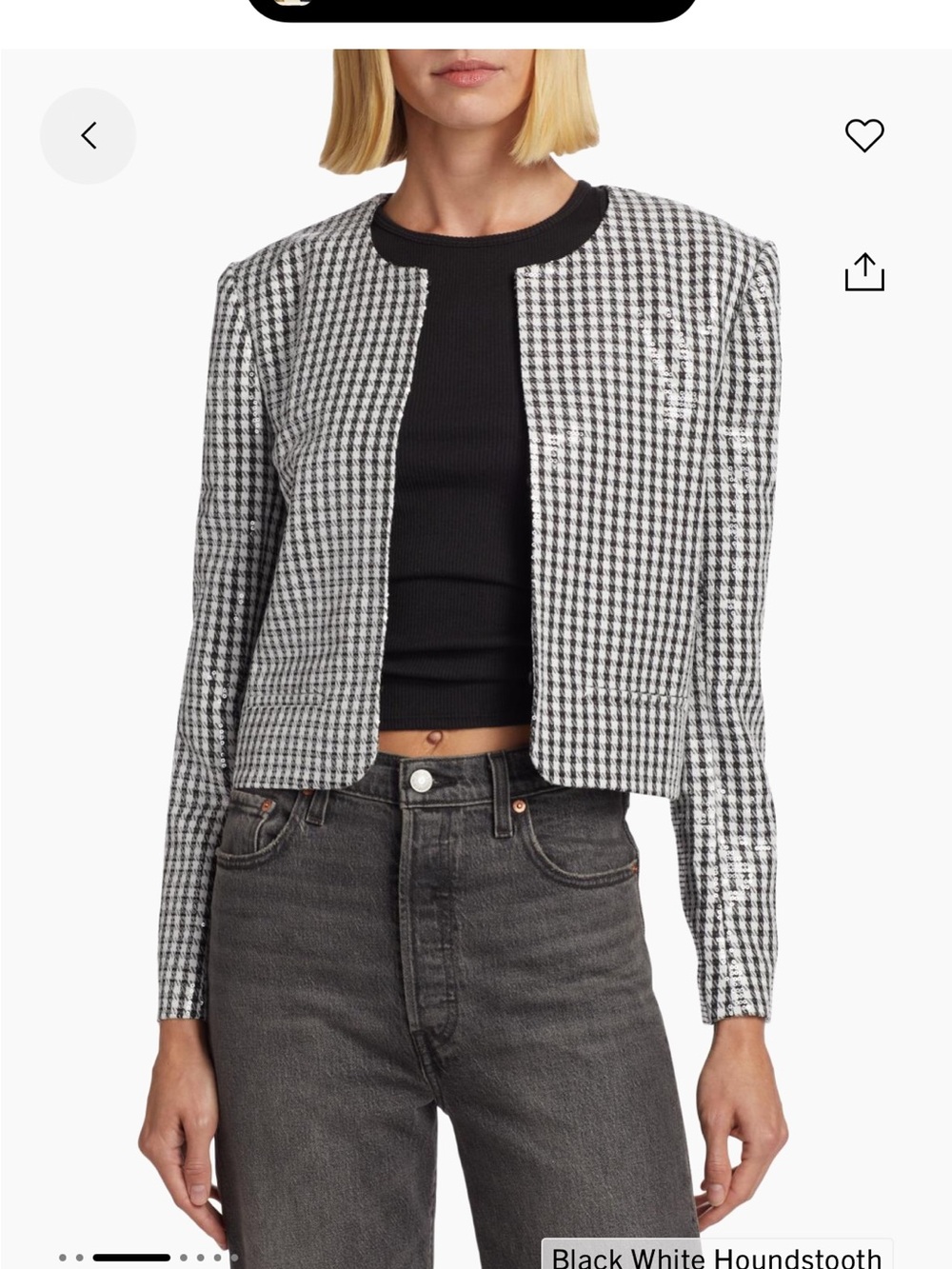 Wayf sequin jacket
